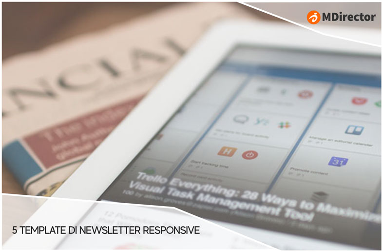 template di newsletter responsive