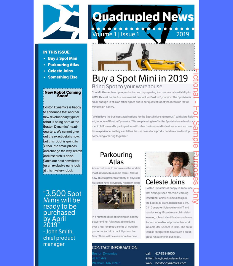 newsletter para empleados