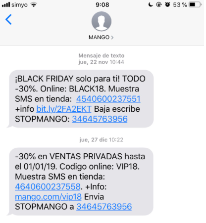 Código personalizado