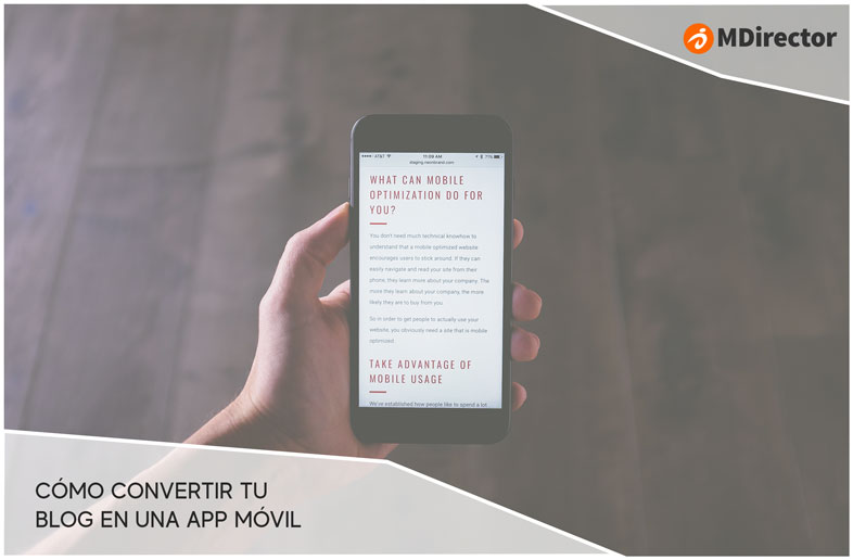 como convertir tu blog en una app movil
