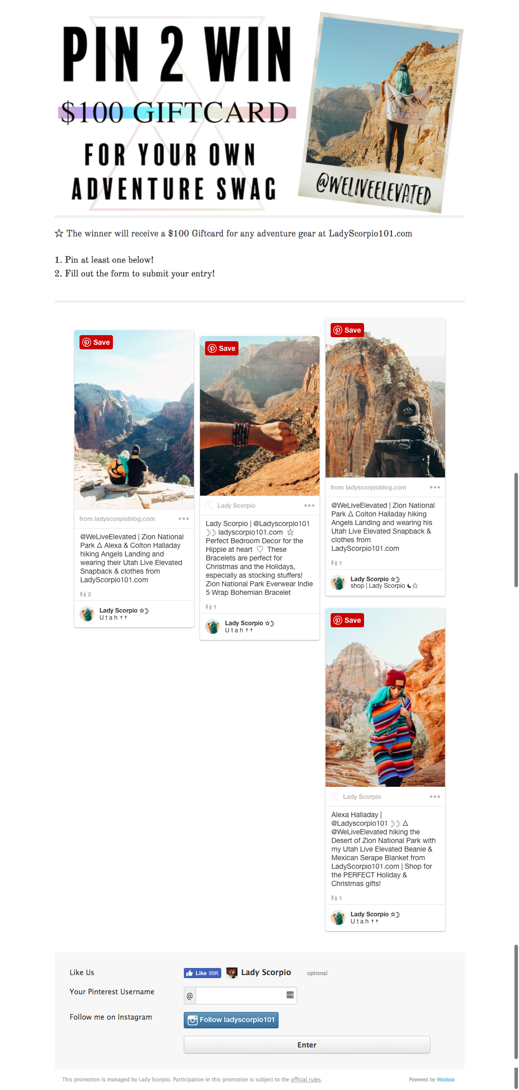 Conseguir nuevos leads con Pinterest concurso