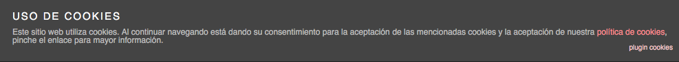 consejos legales de marketing digital: política de cookies