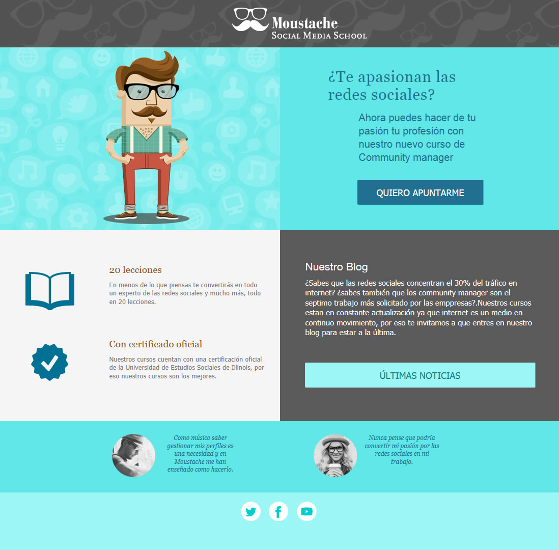 landing page educativa