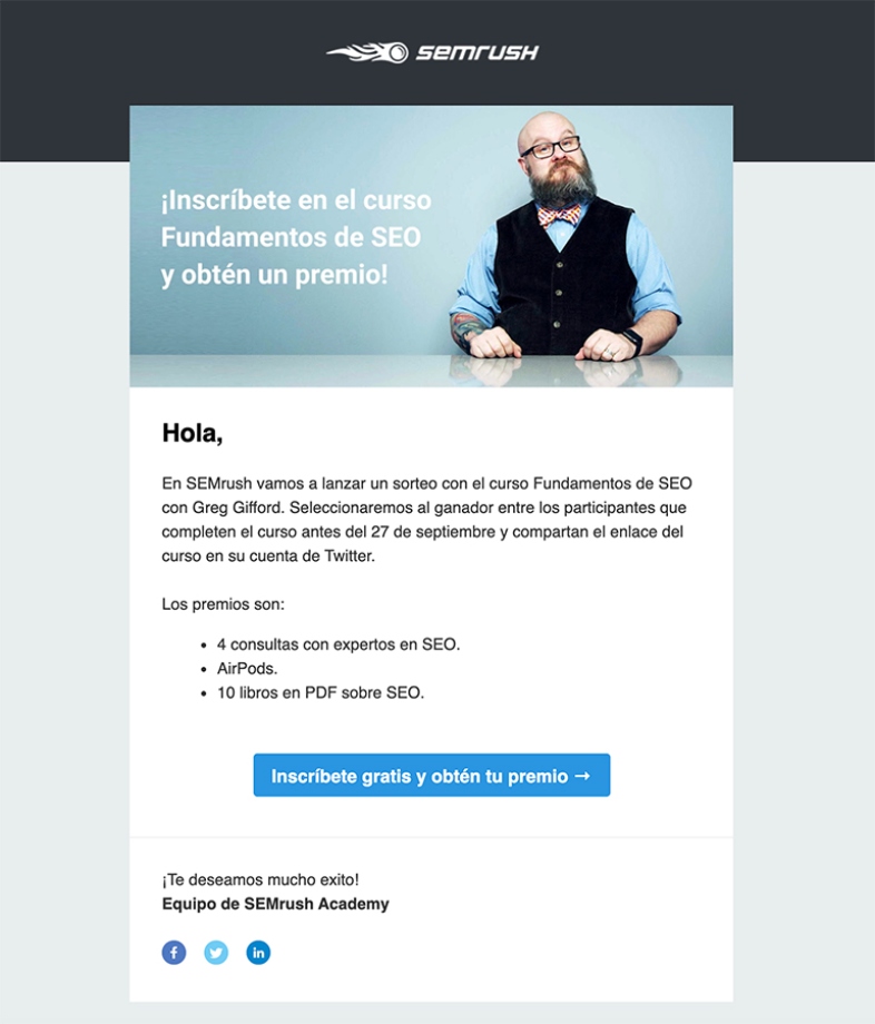 Generar buen contenido de email