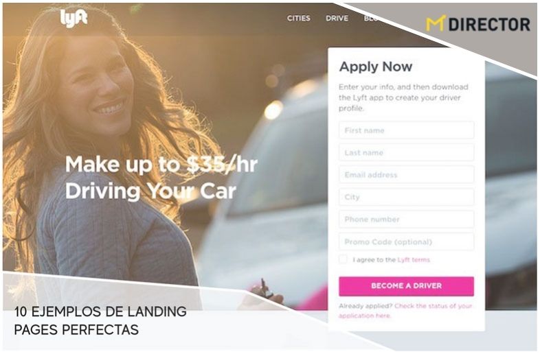 Ejemplos de landing page perfectas