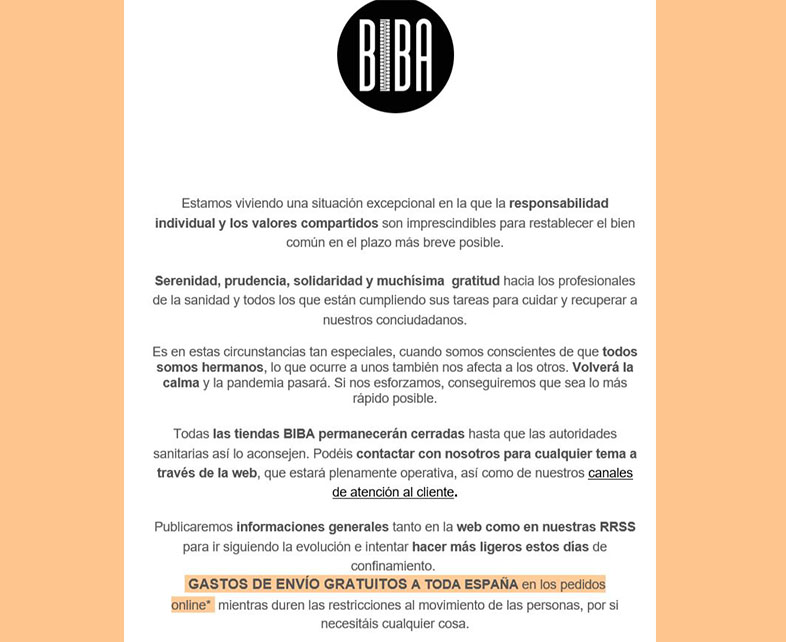 Campañas de email marketing durante la crisis del COVID 19