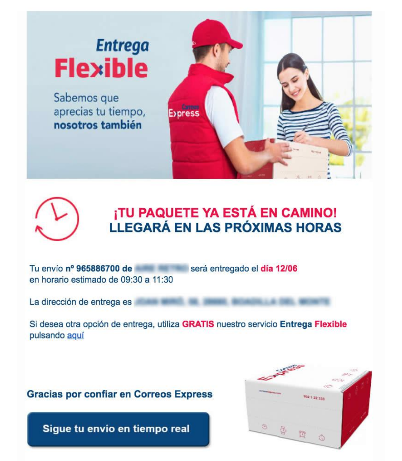 correo transaccional con contenido atractivo