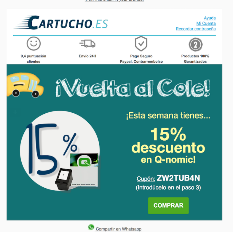 Email promocional