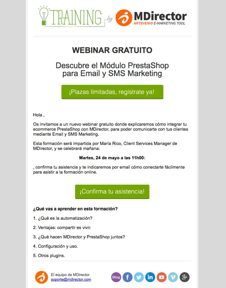 Secuencia de email marketing para infoproducto: dirígelos a la acción