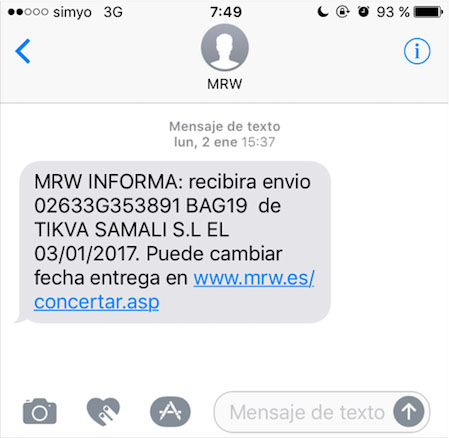 enviar sms con nombre de empresa