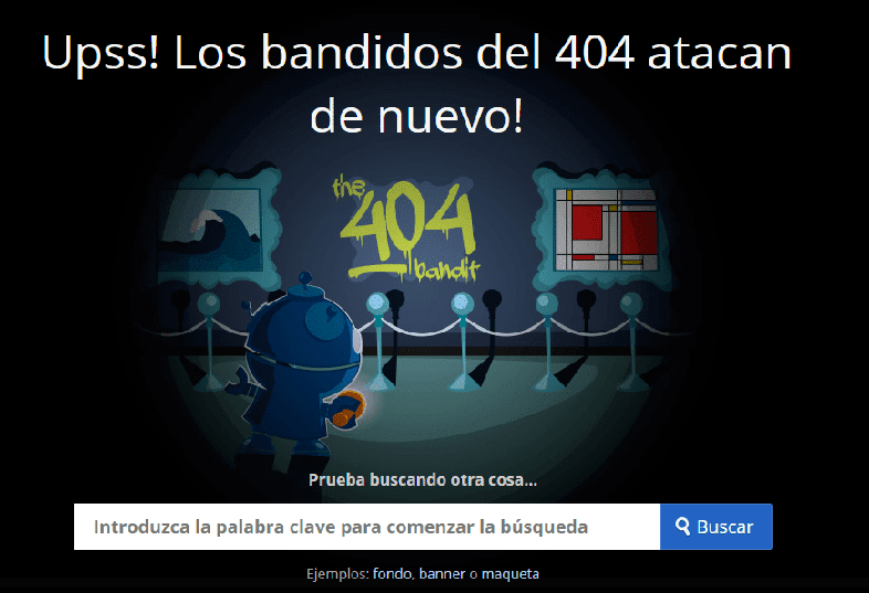 Páginas de error 404 que generan leads