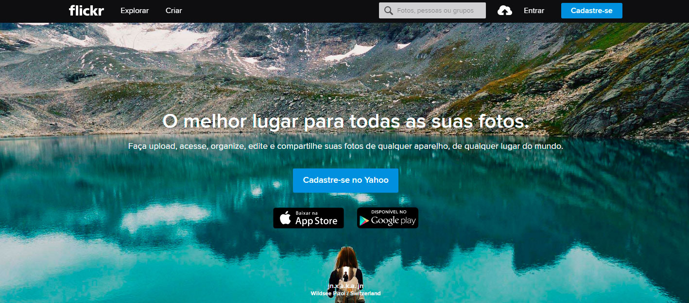 bancos de imagens para marketing digital: Flickr