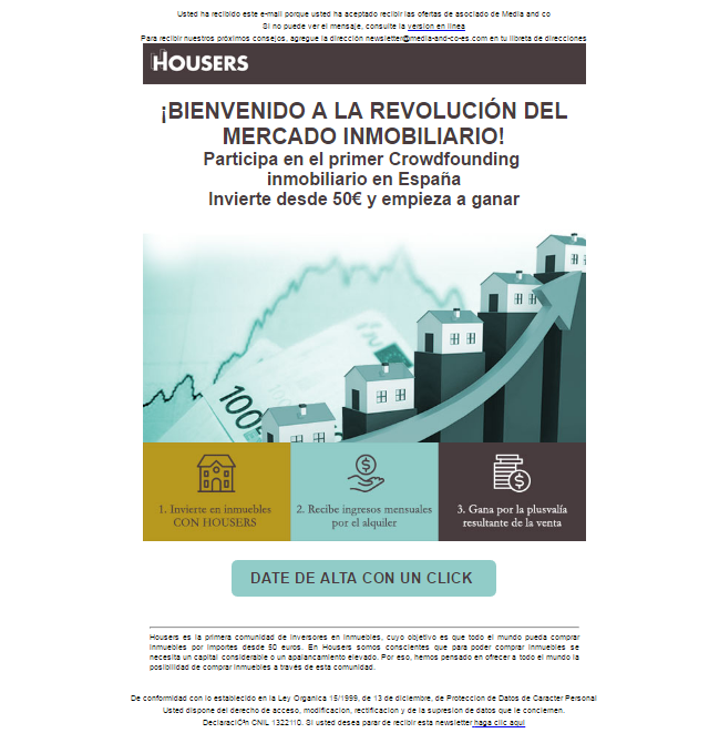 newsletters para el mercado inmobiliario