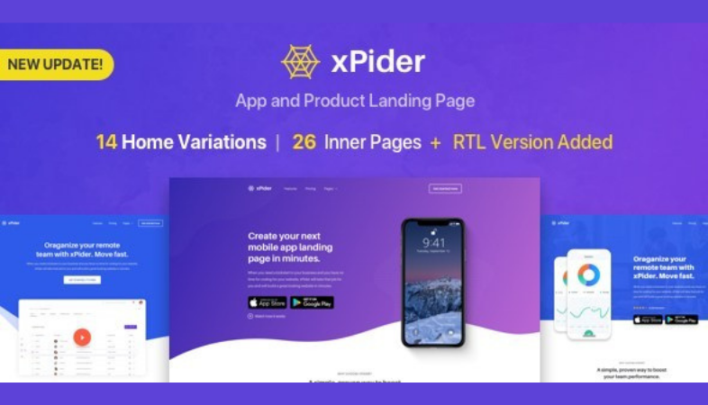 Landing page para Apps