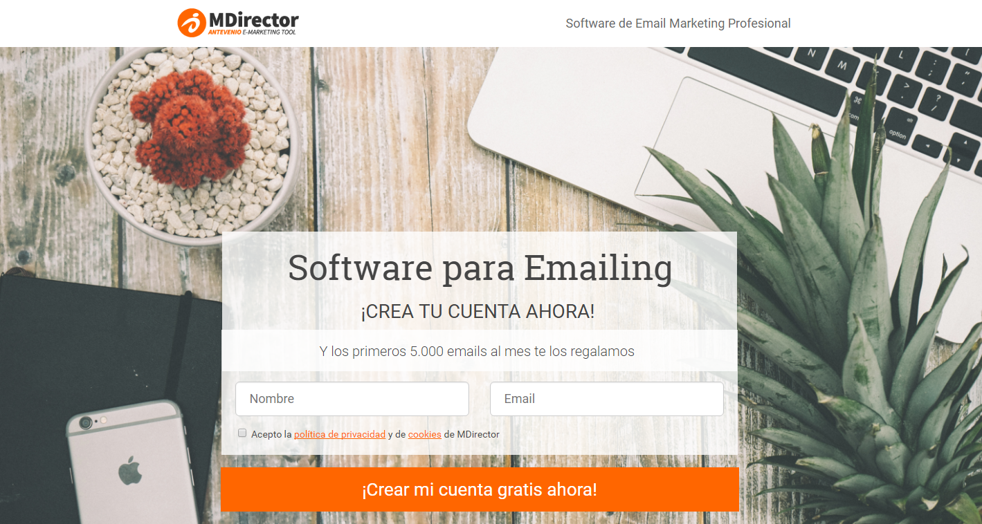 secretos de email marketing: formulario perfecto 