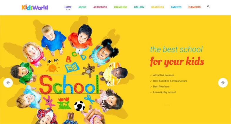 Ejemplos de landing page para escuelas infantiles