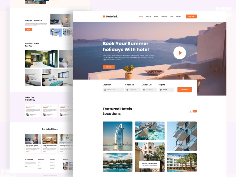 Ejemplos de landing page para conseguir feedback de los clientes de tu hotel