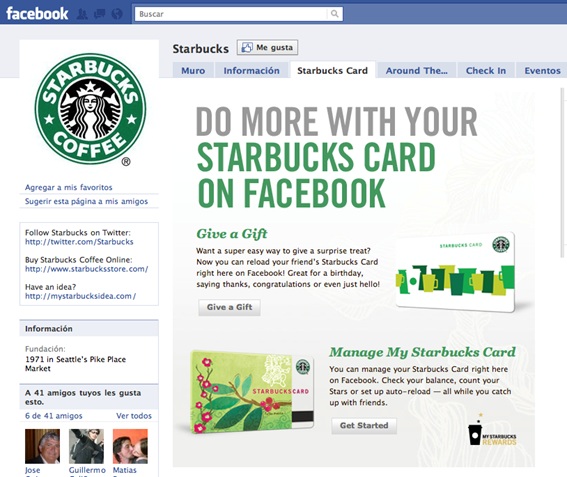 landingpage Starbucks