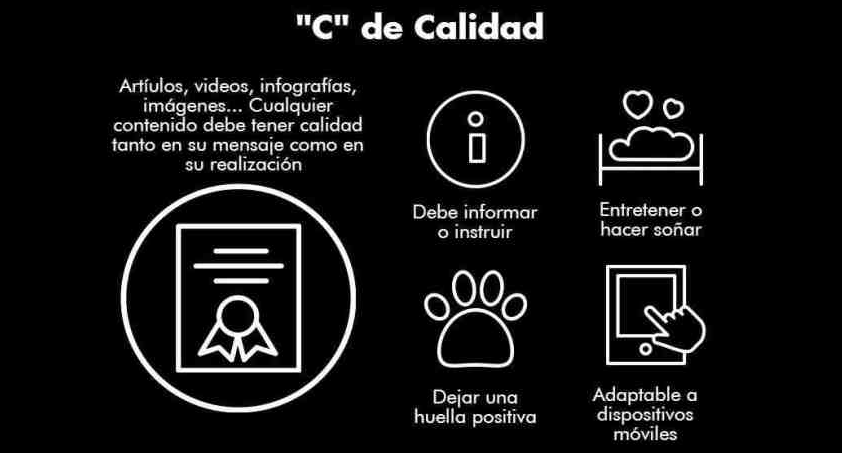 ¿Has oído hablar de de las 7 C's del marketing digital? Si no estás familiarizado con ellas te lo contamos todo para optimizar tu marketing de contenidos. : calidad