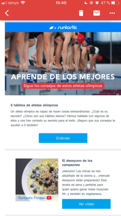 Email marketing en el sector de la salud. Mobile