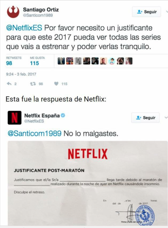 contenido visual para redes sociales: NetFlix