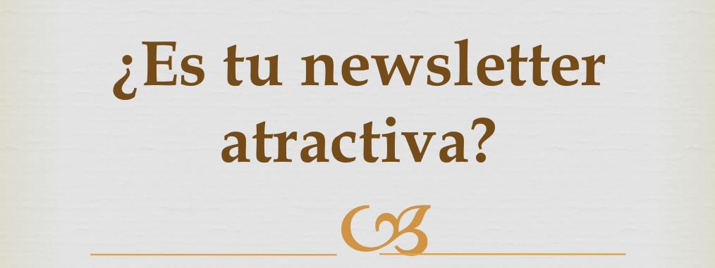 newsletter atractiva