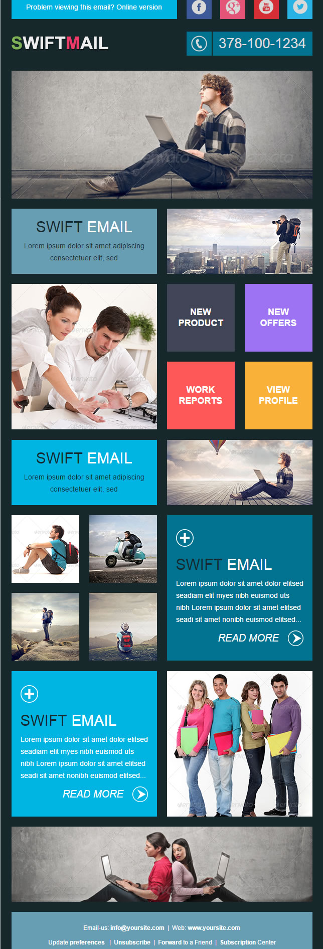 Newsletter templates: Swift