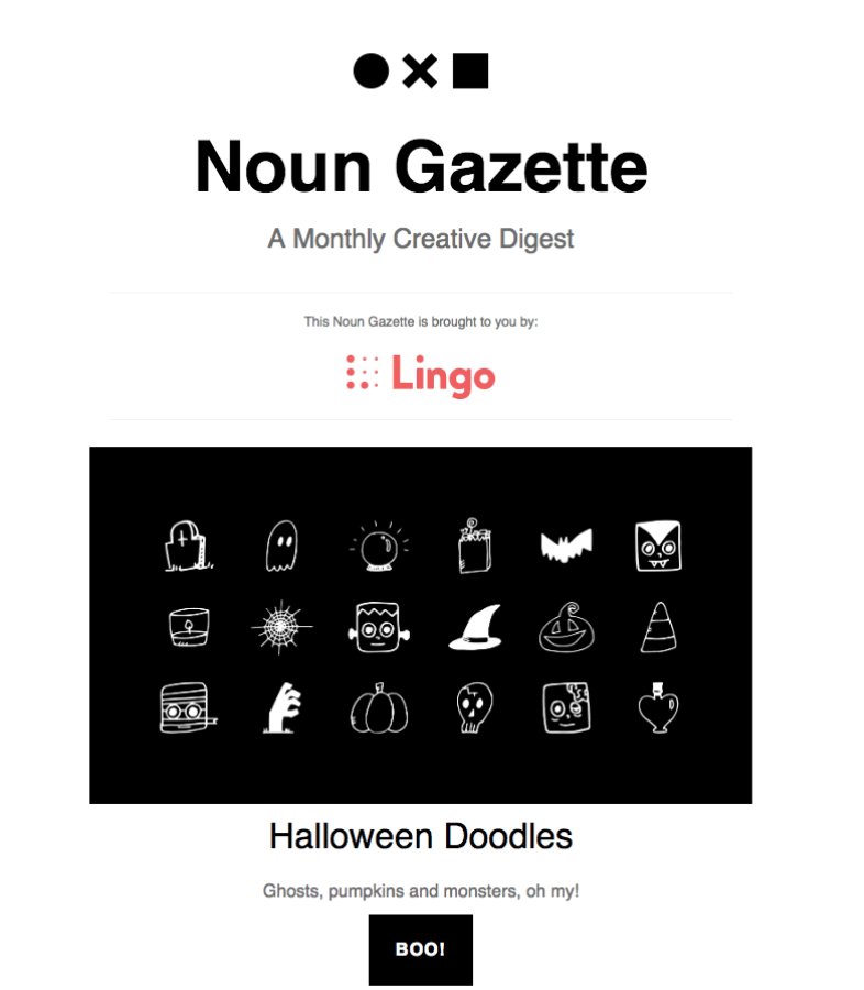 email Halloween Noun Gazette