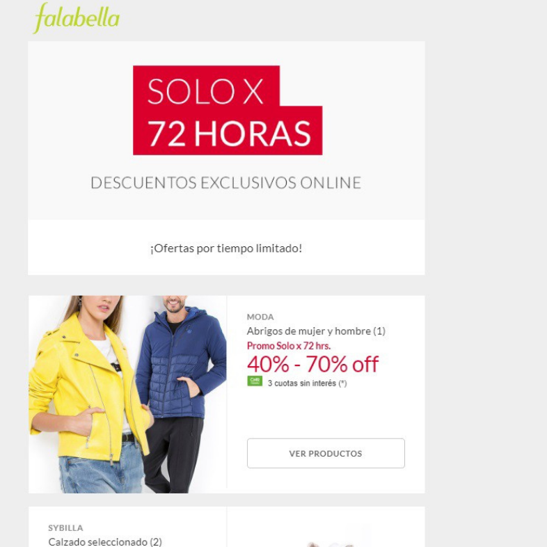 Haz ofertas por tiempo limitado