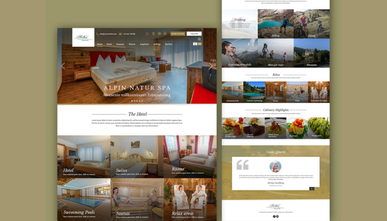 Landing page para hoteles con las que captar más clientes