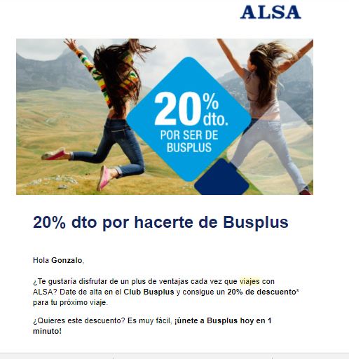 email marketing de marcas de viajes