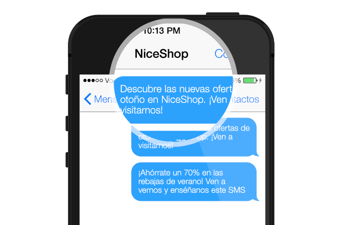 Crear SMS personalizados