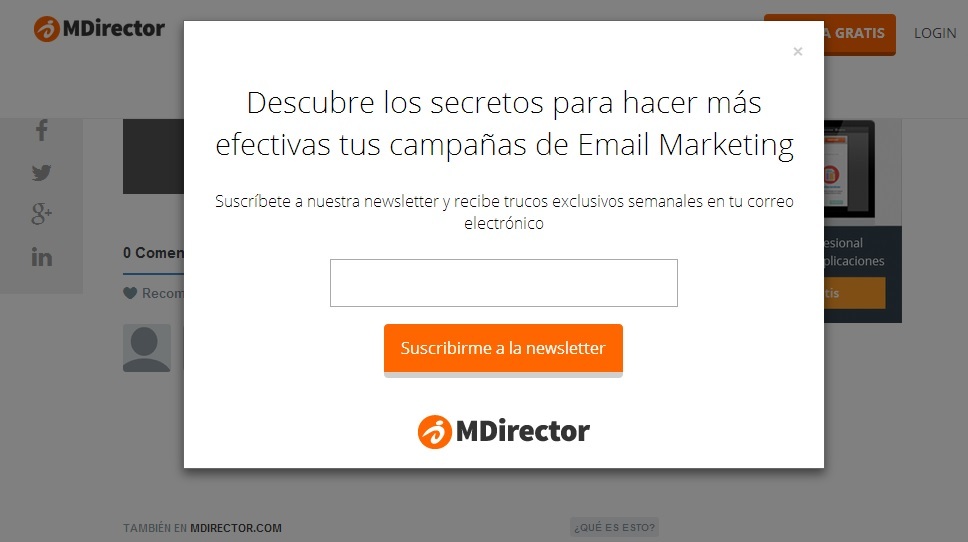 tipos de publicidad online : pop-ups