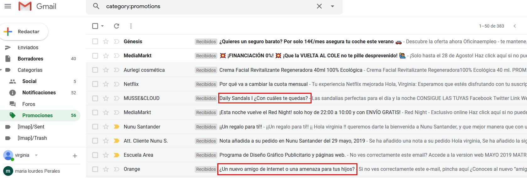 Preguntas en el preheader para llamar la atención