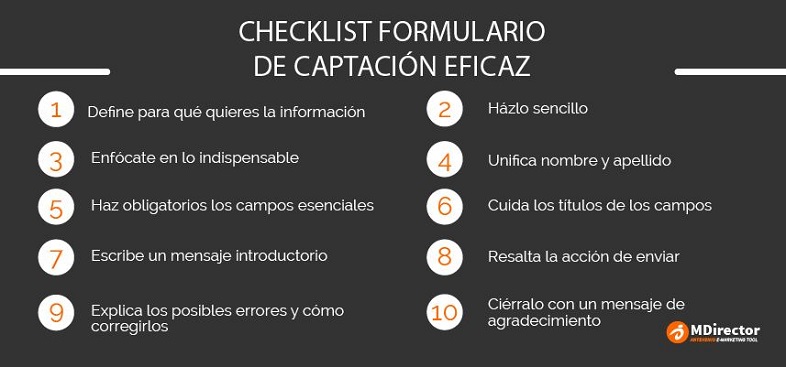 Qué es un formulario de captación