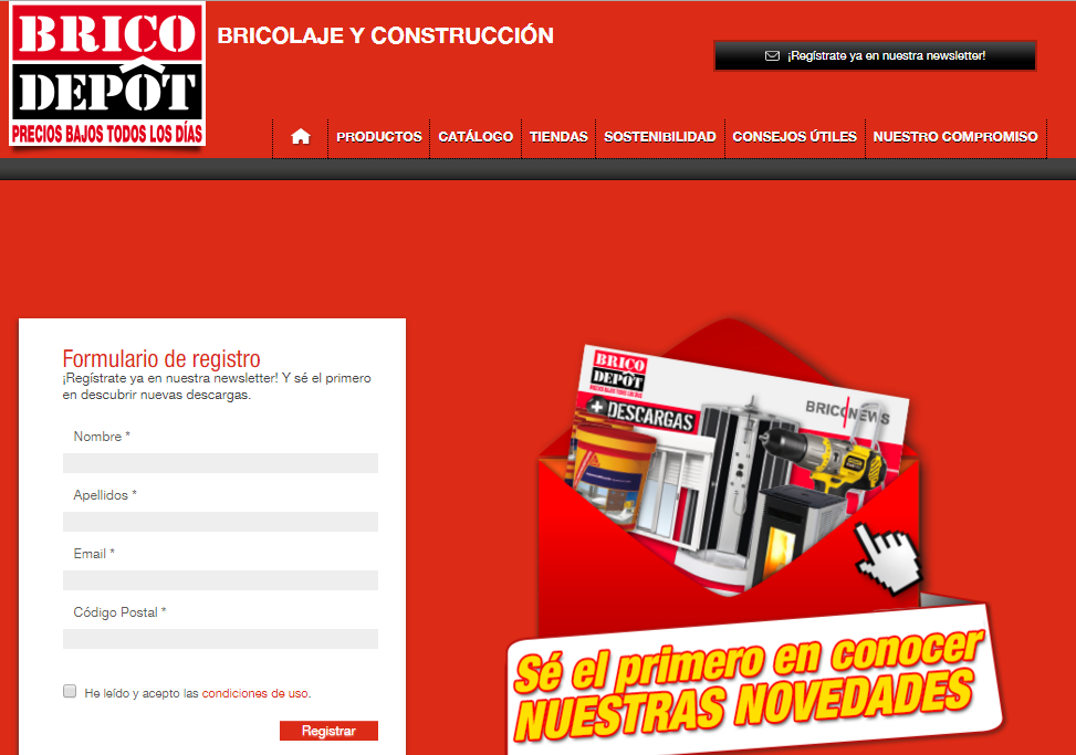 suscripción a newsletters