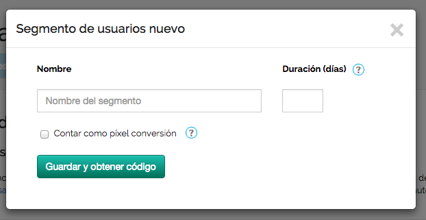 Pasos para usar píxeles para crear segmentos de audiencia con MDirector (1)