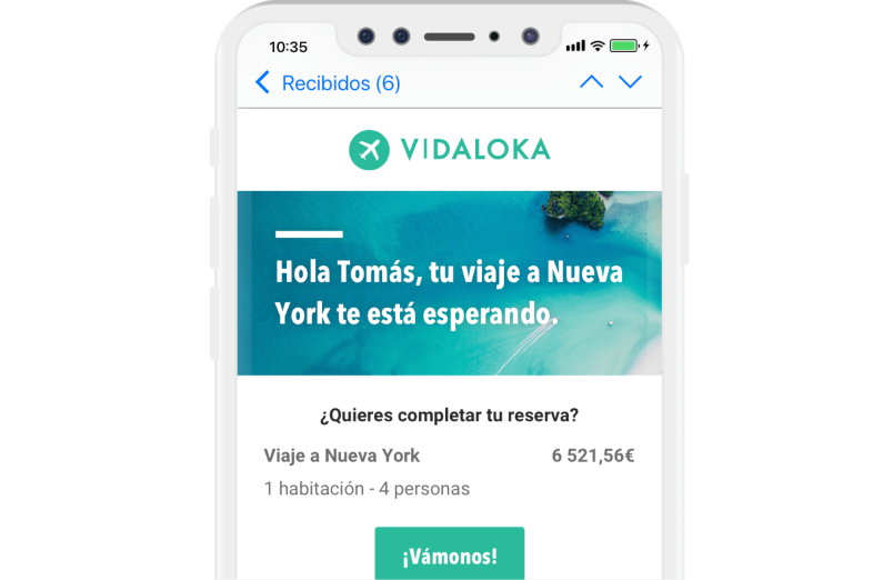 Email personalizado para el seguimiento de correos