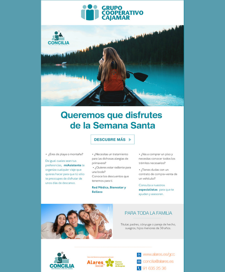 Newsletters para todo el año: Semana Santa