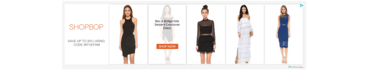 crear una campaña de retargeting: ShopBop