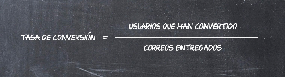 métricas de email marketing: tasa de conversión