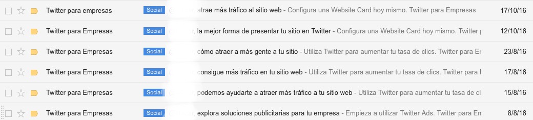 Títulos que no funcionan en email marketing: 