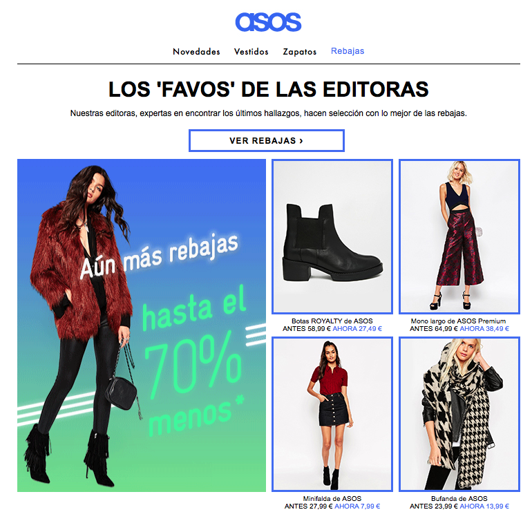 vender el stock en las rebajas con email marketing