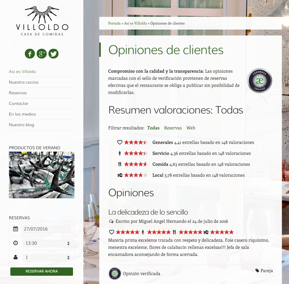 Incorpora testimonios en landing pages: villondo