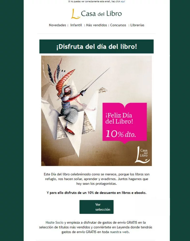 casa del libro email