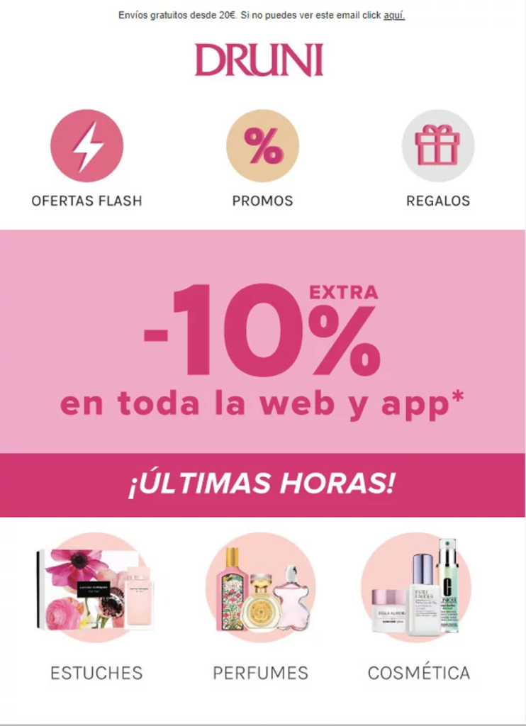 campañas de rebajas con descuentos extra