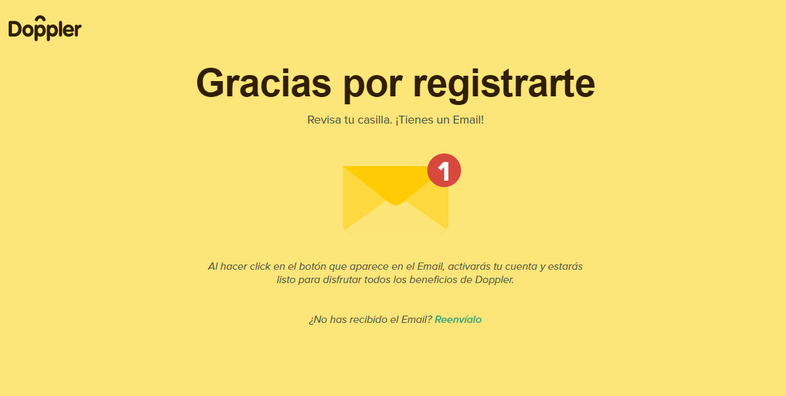 Email agradecimiento