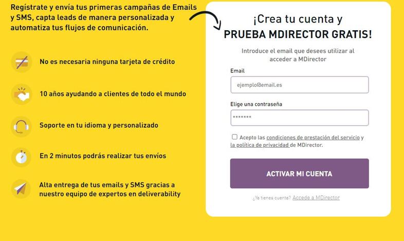 email versión gratuita