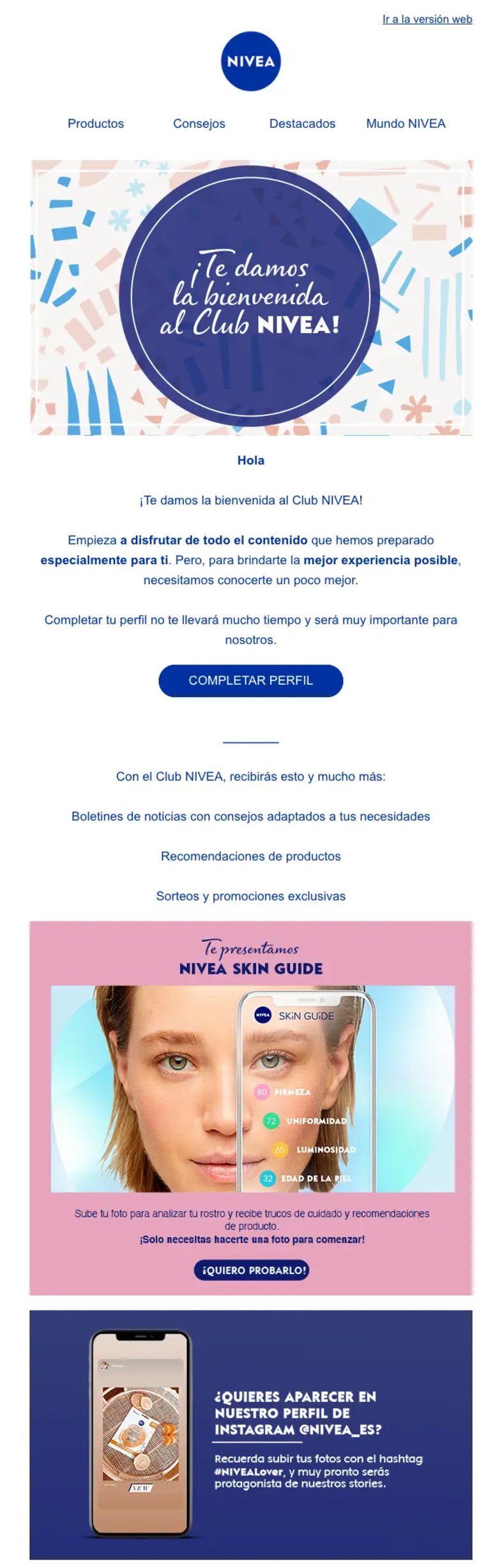 Email de bienvenida que dé pie a la interacción