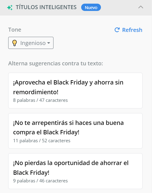 Títulos Black Friday para campañas de email marketing